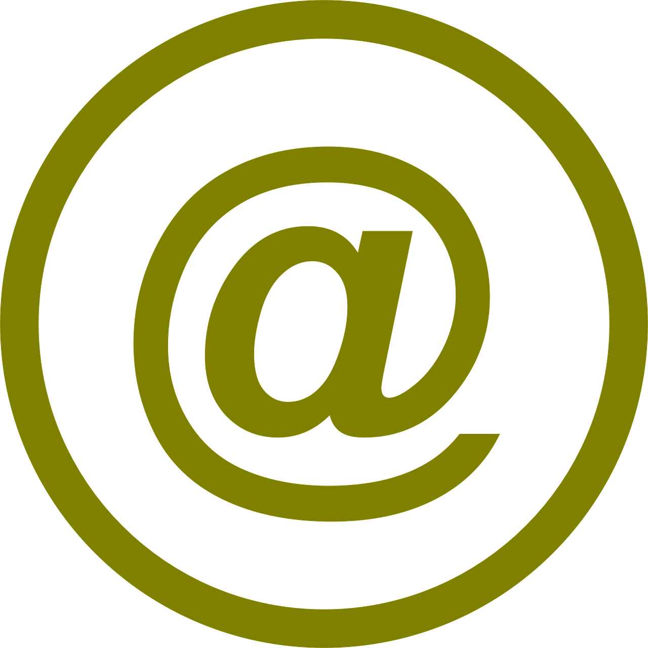 symbol, email, at